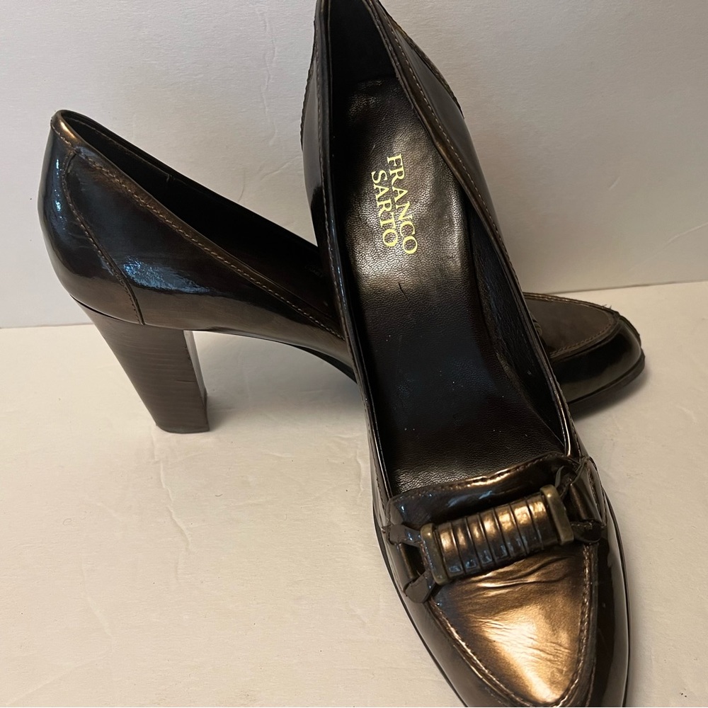Pre-owned Brown FRANCO SARTO Dress Shoes - Sz 10M